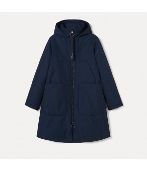 Dark Blue Parka Jacket