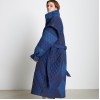 Stella Nova Long Quilted Blue Coat