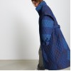 Stella Nova Long Quilted Blue Coat