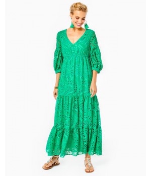 Breanne Eyelet Maxi Dress