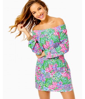 Cyla Off-The-Shoulder Romper