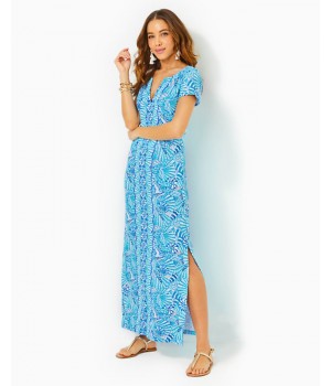 UPF 50+ Sophiletta Short Sleeve Maxi Dress